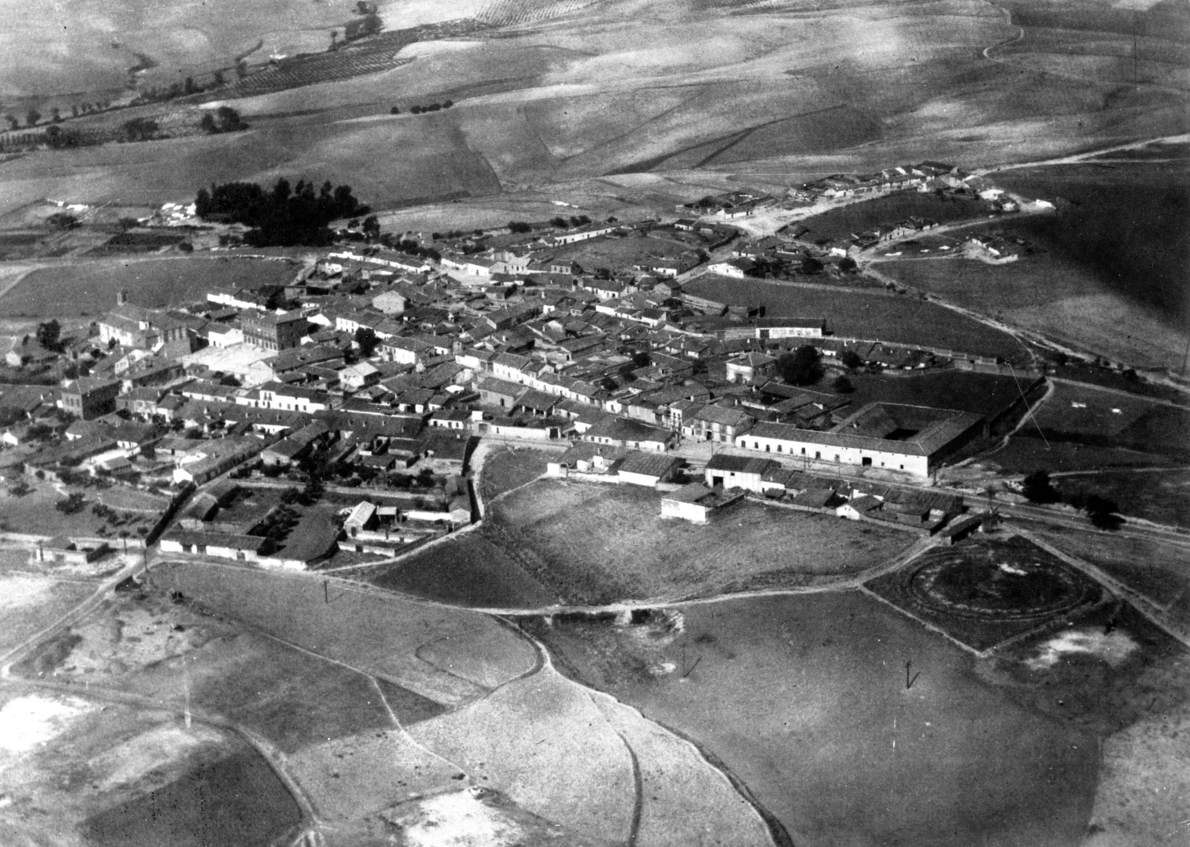Foto aérea Sanse 1930